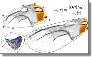 Simple expression for n-D generalized barycentric coordinates