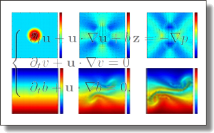 Boussinesq equations on discrete meshes, the geometric way