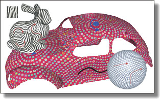 Vector field design for surface texturing